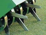 Bannerman® 18" Air-Ject Aerator BA-4 w/ Slitter Slicer Tines (BA-4-SS-H) - Image 2