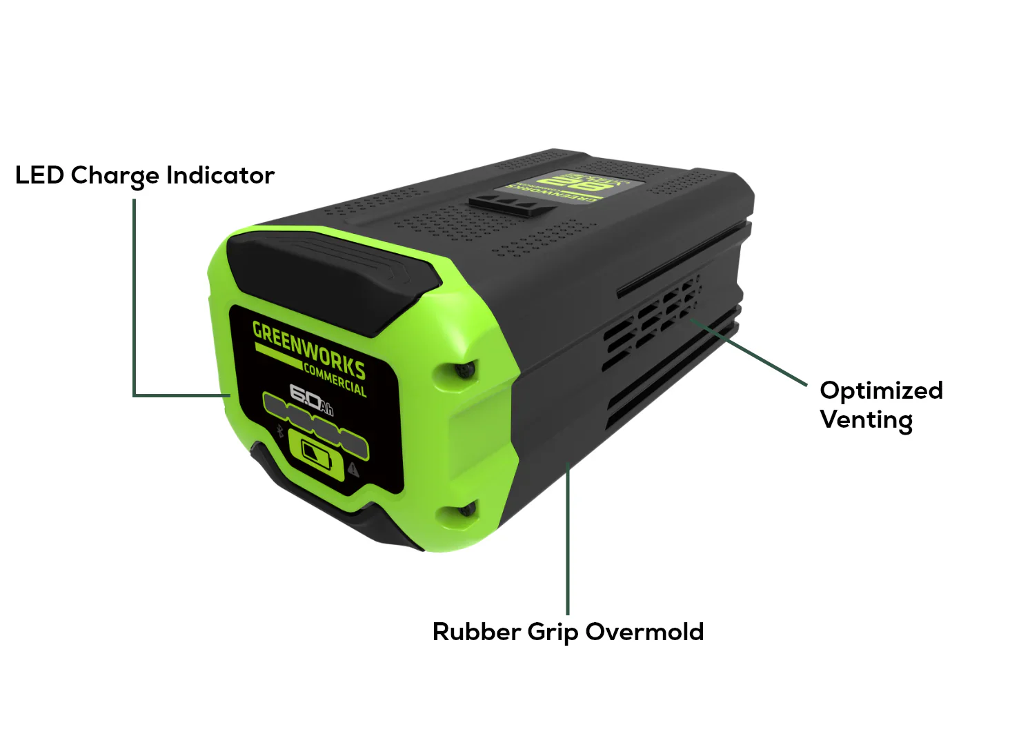 Greenworks 82V 6Ah Battery with Bluetooth | GL600BT - Image 3