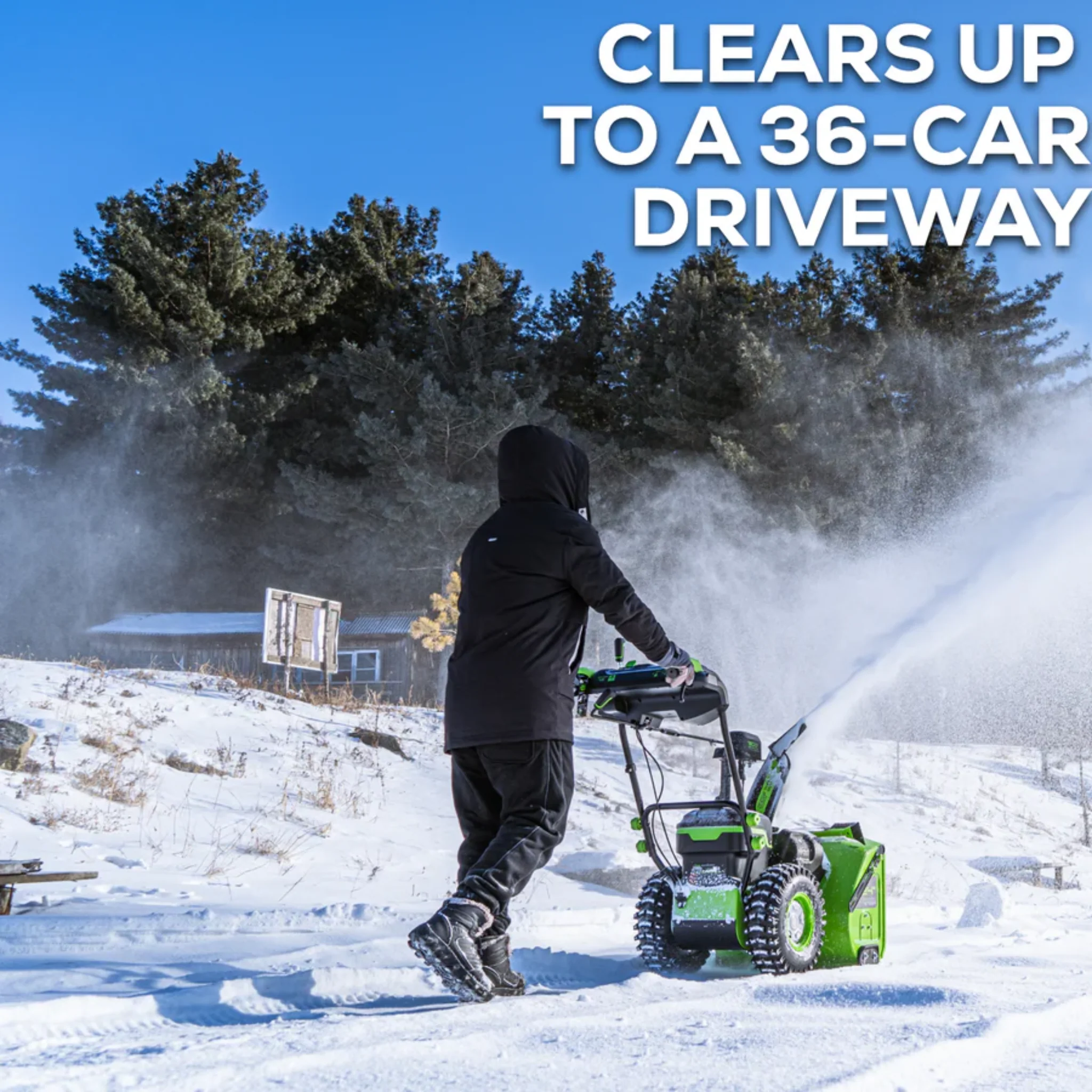 Greenworks 82V Dual Stage Snow Thrower Tool-Only | 82SN24D - Image 2