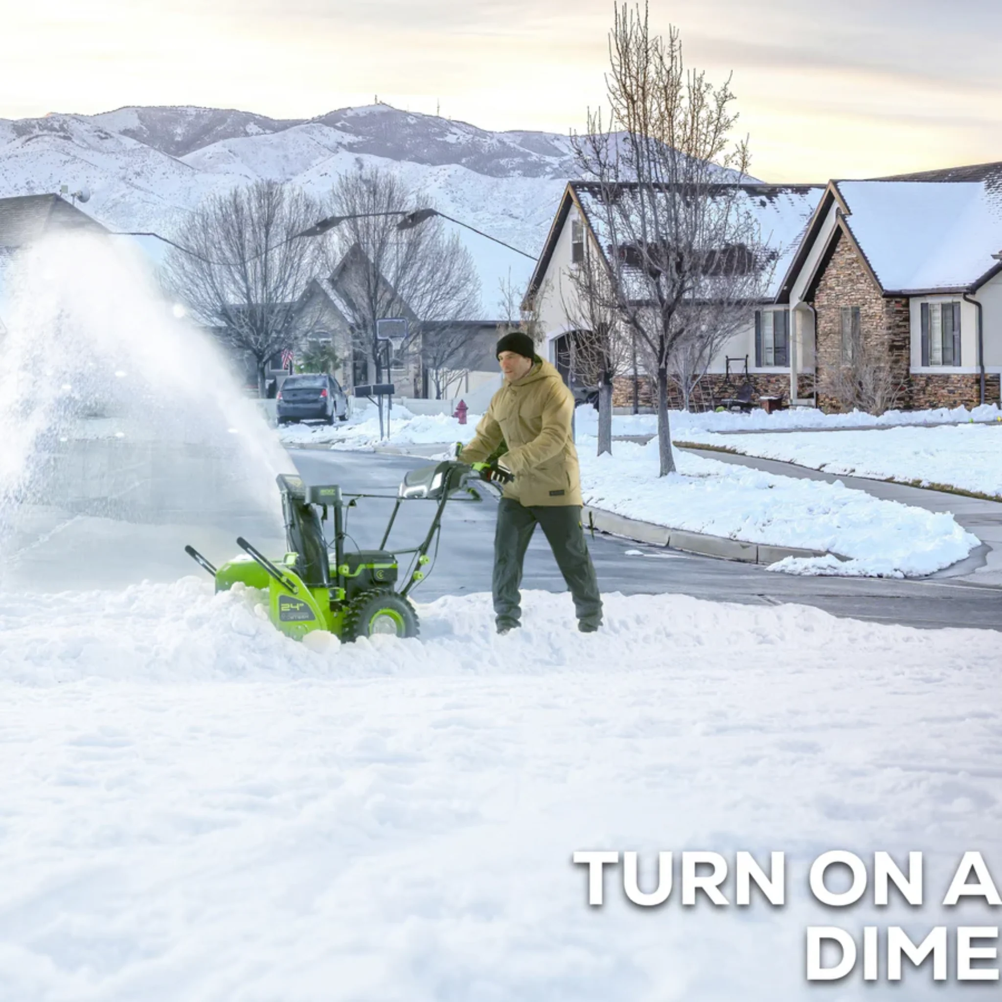 Greenworks 82V Dual Stage Snow Thrower Tool-Only | 82SN24D - Image 3