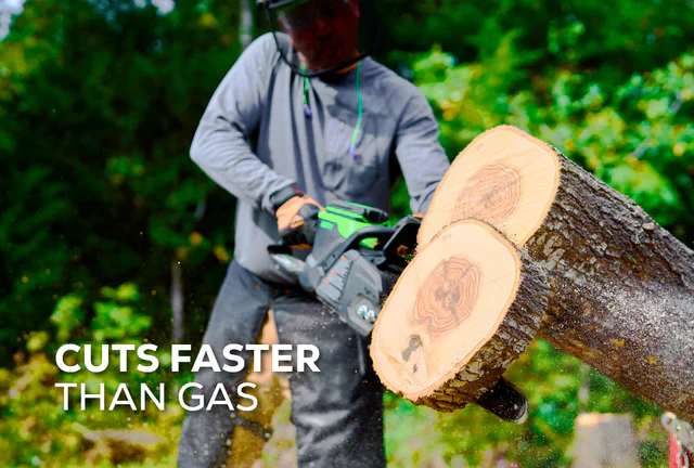 Greenworks 82V 16" 2.4kW Chainsaw with 4Ah Battery and Dual Port Charger (82CS24-4DP) - Image 3
