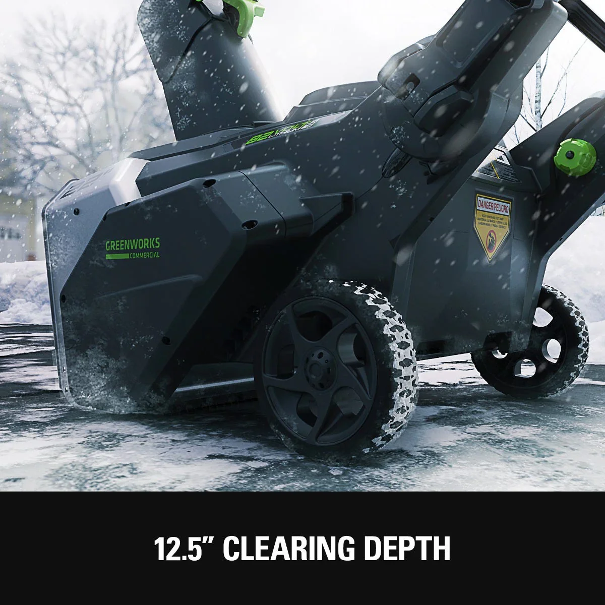 Greenworks 82V Brushless 22" Dual Port Snow Thrower Tool-Only | 82SN22 - Image 4