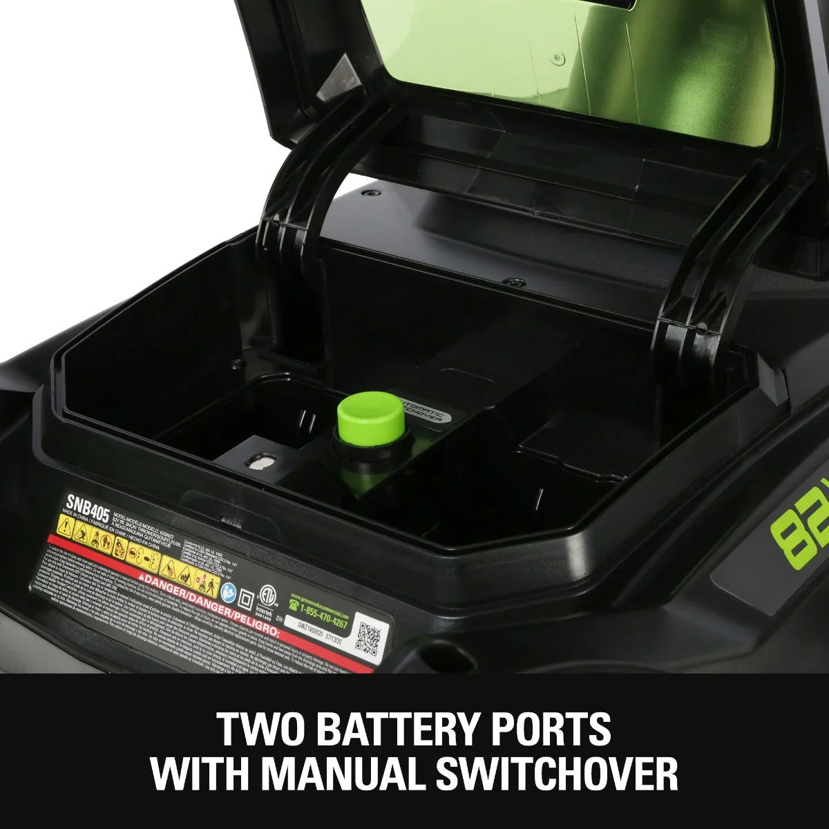 Greenworks 82V Brushless 22" Dual Port Snow Thrower Tool-Only | 82SN22 - Image 6