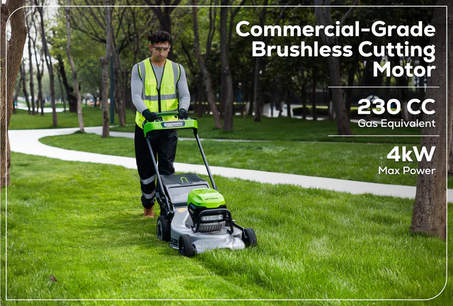 Greenworks Optimus ATM 22" Mower with (2) CORE530 batteries, DP Charger (ATM22A-C5DP) - Image 3