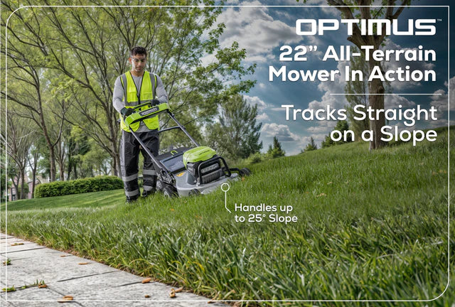 Greenworks Optimus ATM 22" Mower with (2) CORE530 batteries, DP Charger (ATM22A-C5DP) - Image 4