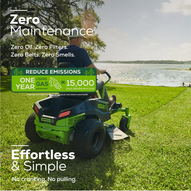 Greenworks 82V CrossoverZ 42" Ride-On Zero Turn Mower (CRZ428) - Image 5