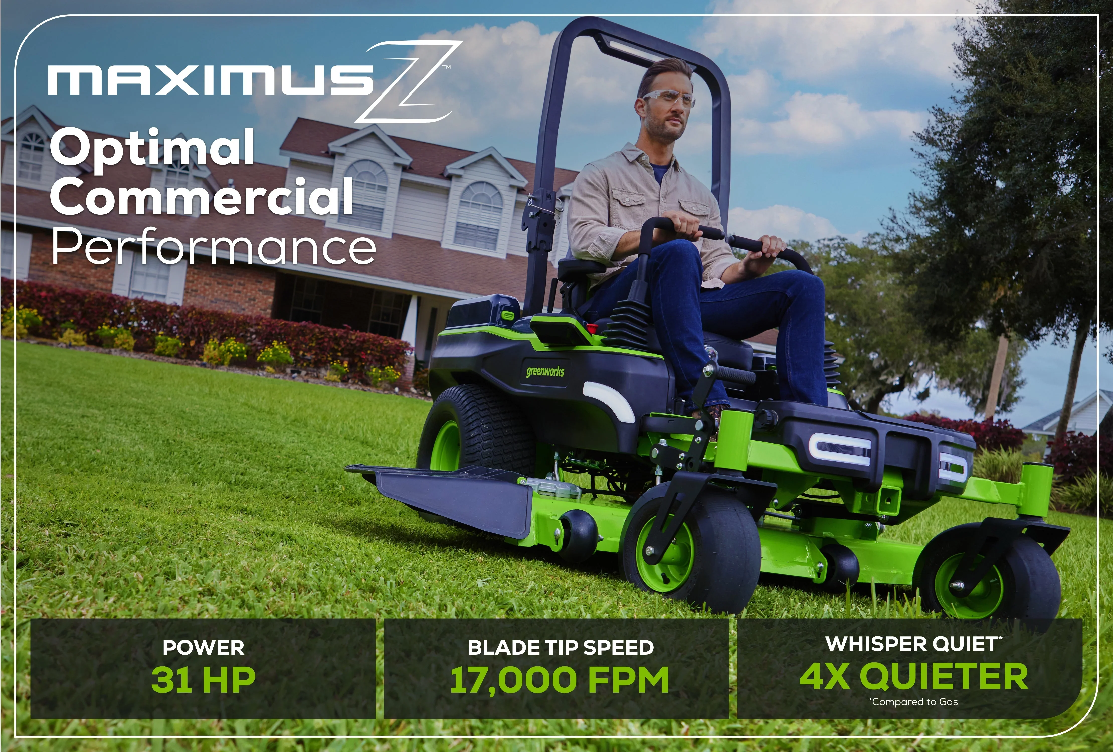 Greenworks 82V 60" Maximus Zero-Turn Mower Kit (MZ608) - Image 2