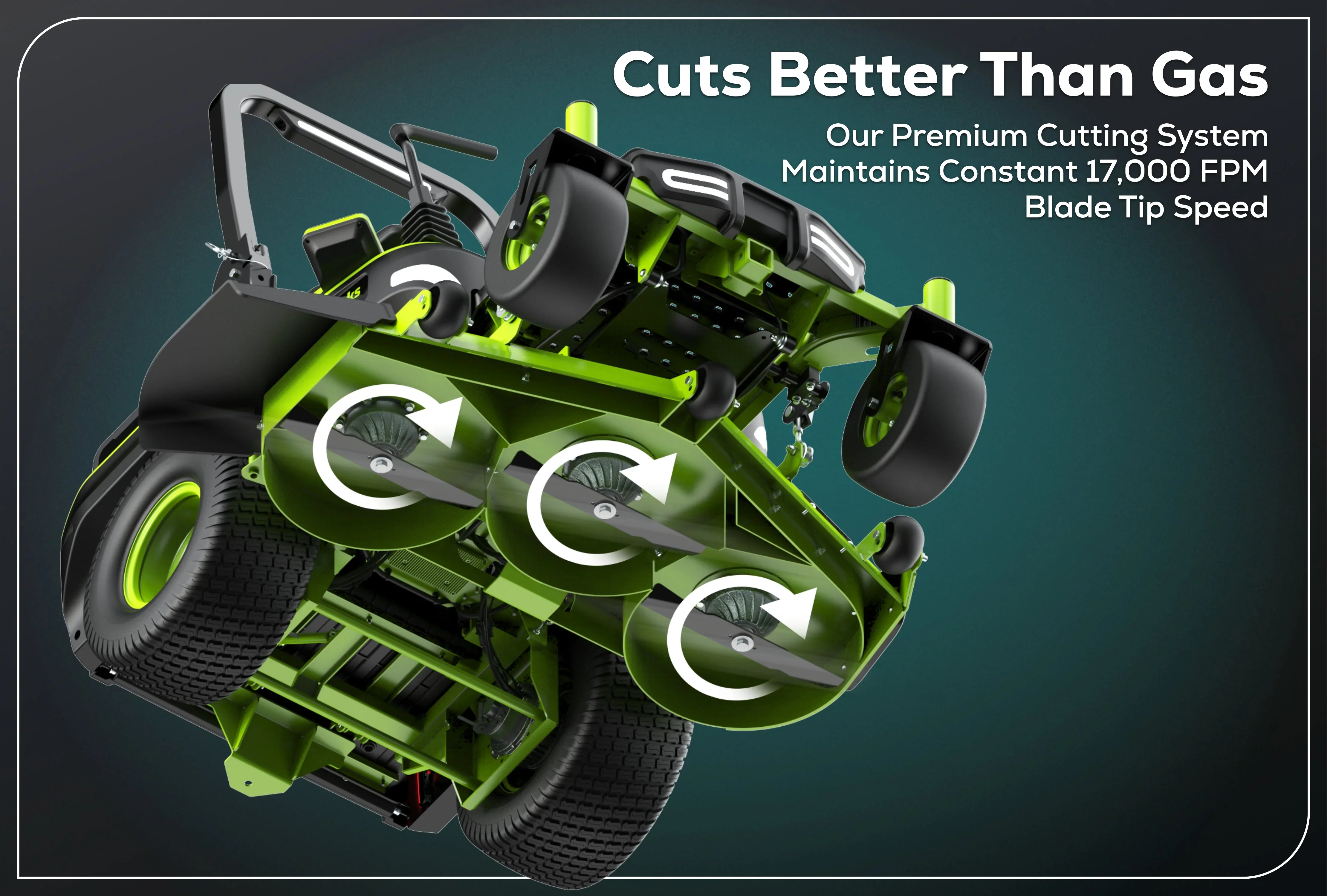 Greenworks 82V 60" Maximus Zero-Turn Mower Kit (MZ608) - Image 3