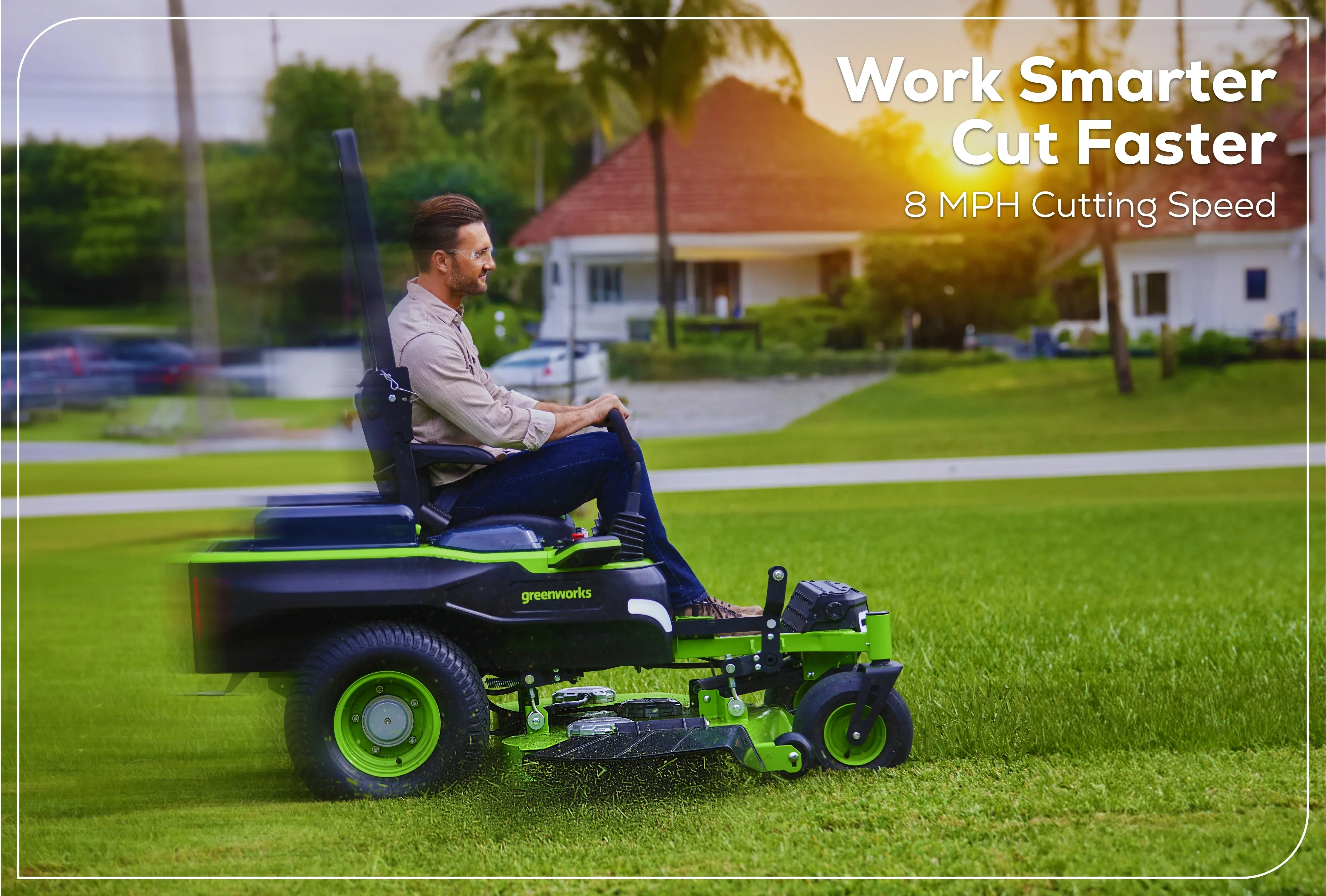 Greenworks 82V 60" Maximus Zero-Turn Mower Kit (MZ608) - Image 4