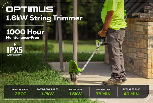 Greenworks Optimus 82V 1.6 kW Attachment-Capable Powerhead Core400 Kit (OAS161-C4DP) - Image 2