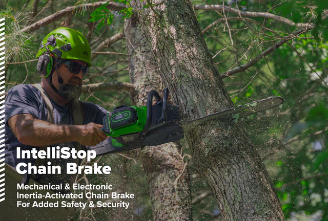 Greenworks 82V OPTIMUS 3.0 kW 18" Chainsaw Kit with CORE400 Battery & DP Charger (OCS500-C4DP-18) - Image 4