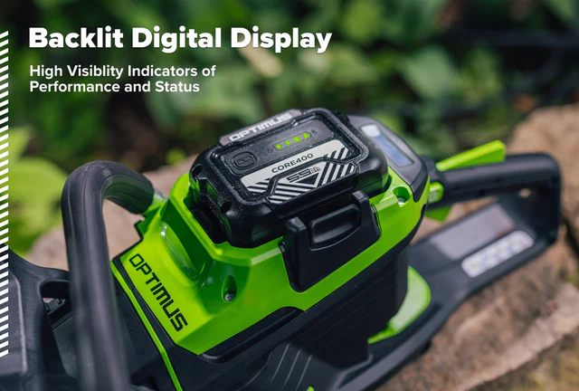Greenworks OPTIMUS 82V 3.6kw 20" Chainsaw Kit with CORE400 Battery & DP Charger (OCS600-C4DP-20) - Image 4