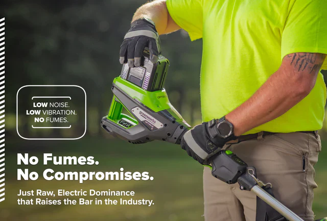 Greenworks 82v 1.2kW Optimus String Trimmer Core300 w/ Battery & Charger (ST121-C3DP) - Image 6