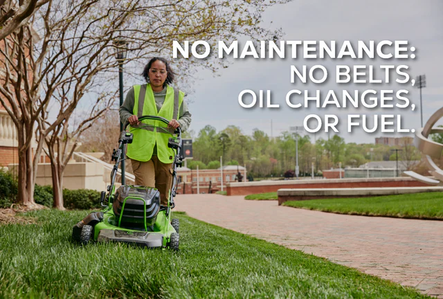 Greenworks 82V 21" Brushless Push Mower with 5Ah Battery and Dual Port Charger (82LM21-5DP) - Image 4