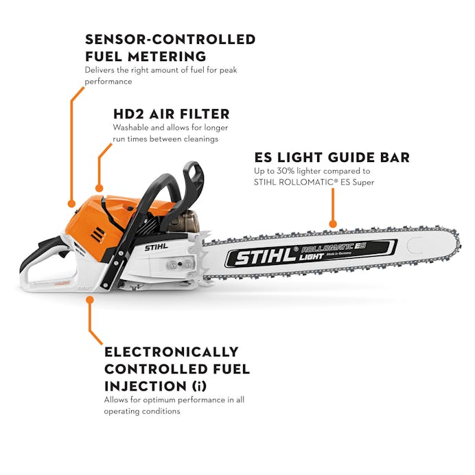 STIHL® MS 500i Professional Chainsaw - Image 6