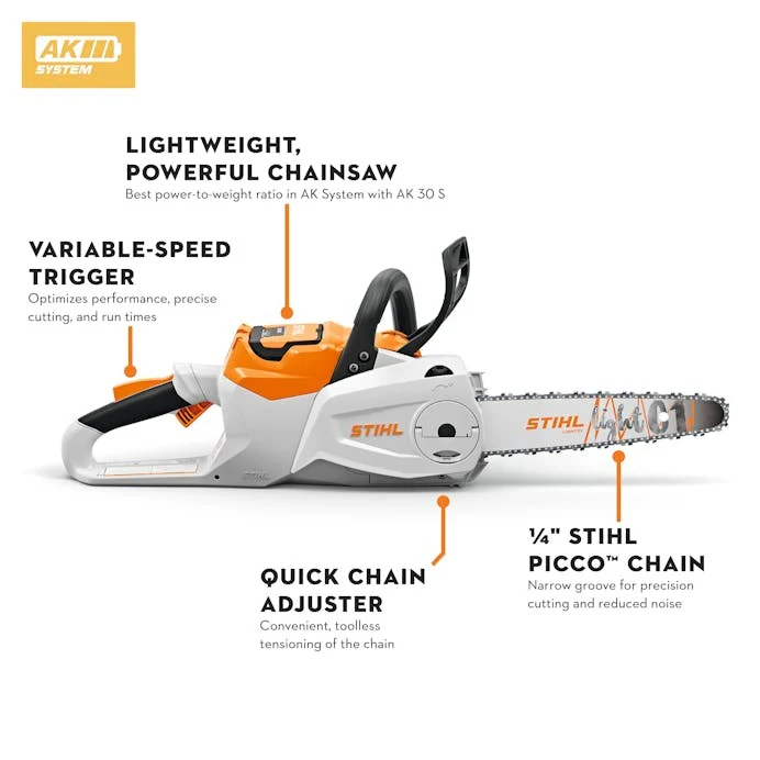 STIHL® MSA 80 C-B Battery Chainsaw - Image 2