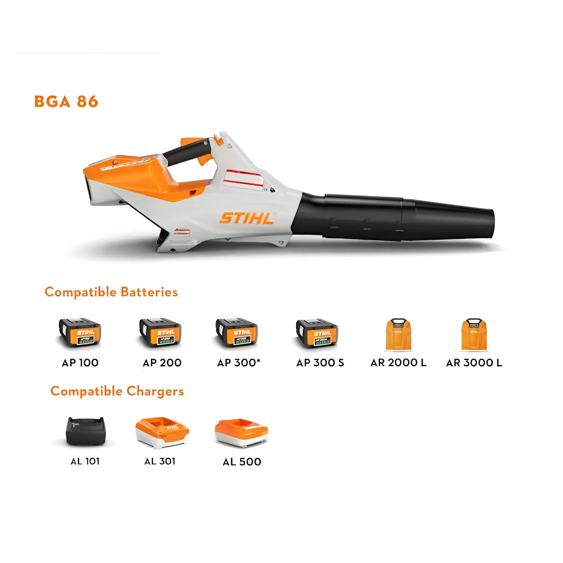 STIHL® BGA 86 Battery Blower (Tool Only) - Image 3