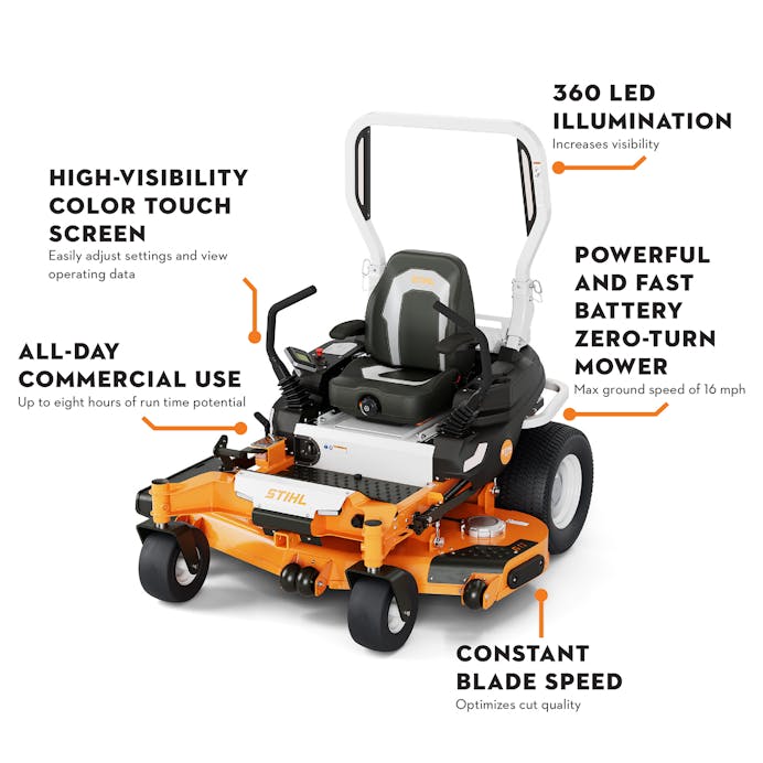 STIHL® RZA 760 60" Electric Zero Turn Mower - Image 4