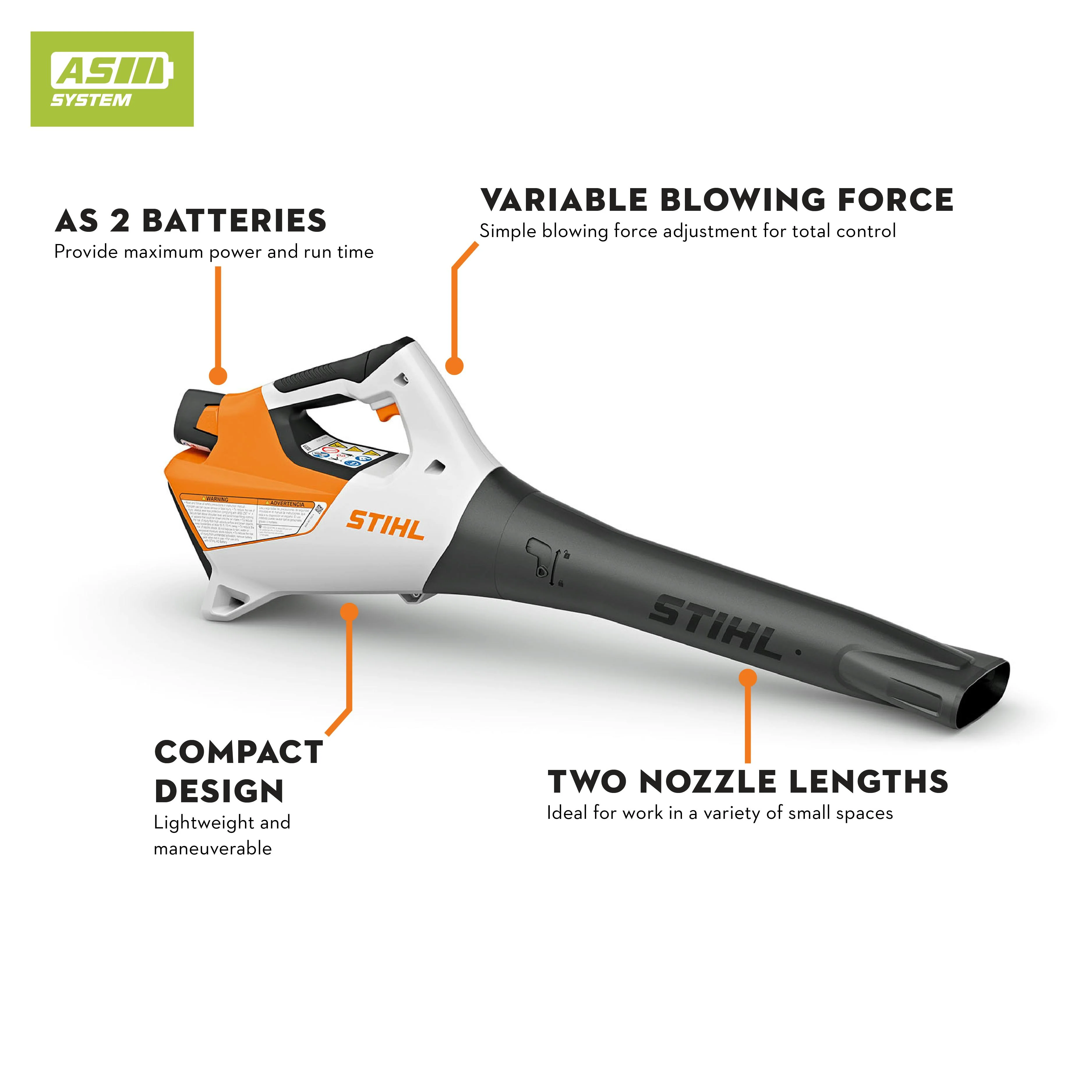 STIHL® BGA30U Battery Blower (Unit Only) - Image 2