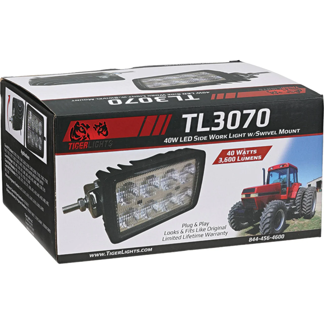 Tiger Lights LED Side Mount Light with Swivel Bracket (TL3070) - Image 6
