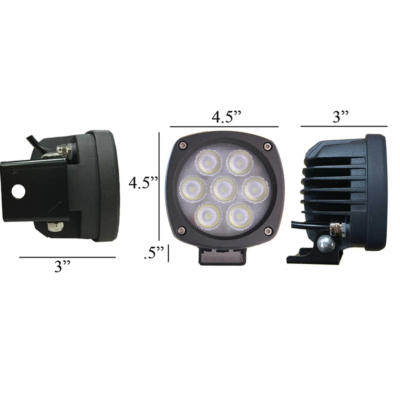Tiger Lights Industrial 50W Compact LED Flood Light - Generation 2 (TL500F) - Image 4