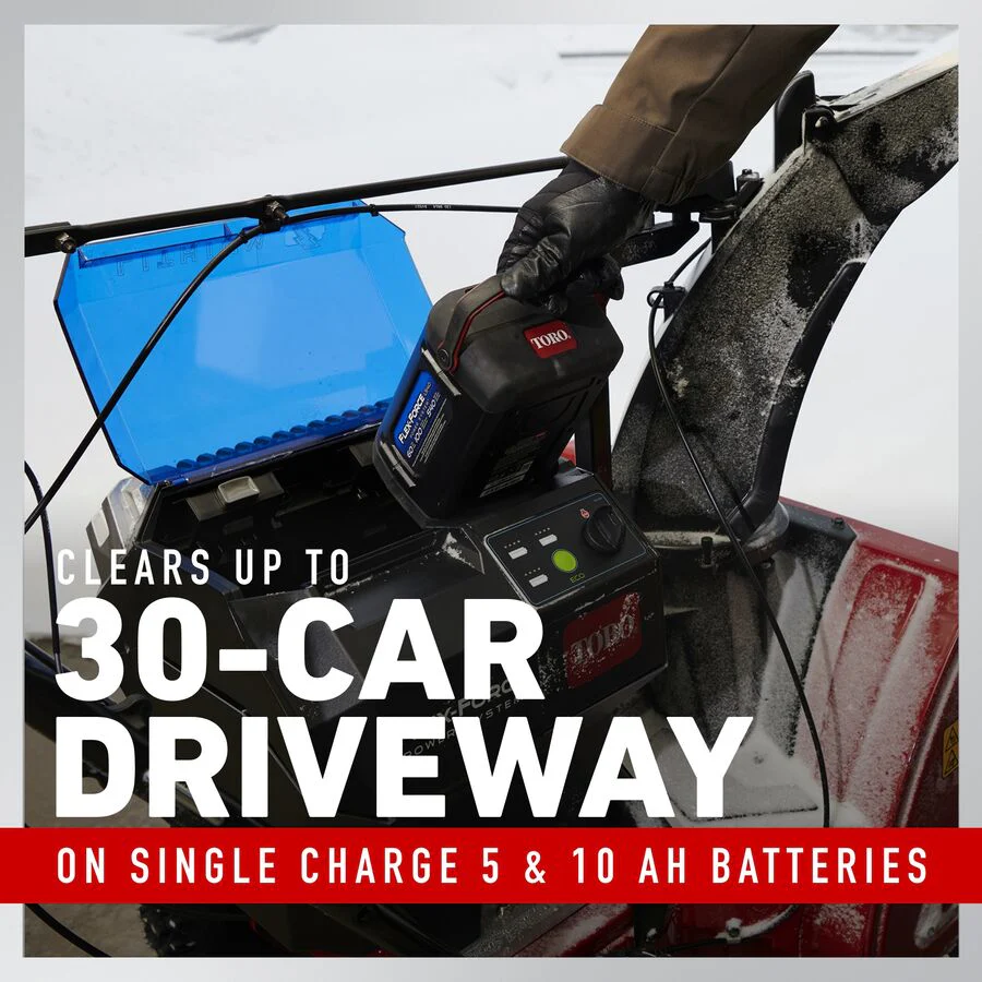Toro® 24 in. (61 cm) SnowMaster® 60V Snow Blower with (1) 10Ah and (1) 5Ah Battery and Charger (39915) - Image 8