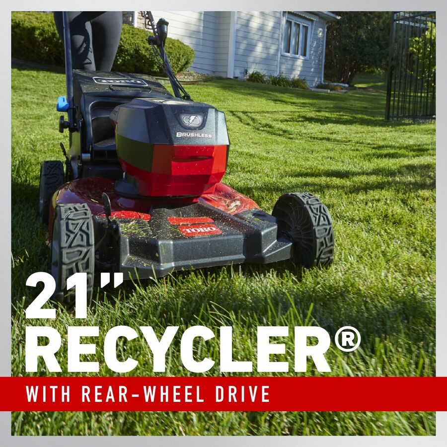 Toro®  60V Max* 21 in. (53 cm) Recycler® Self-Propel w/SmartStow® Lawn Mower with 6.0Ah Battery (21327) - Image 6