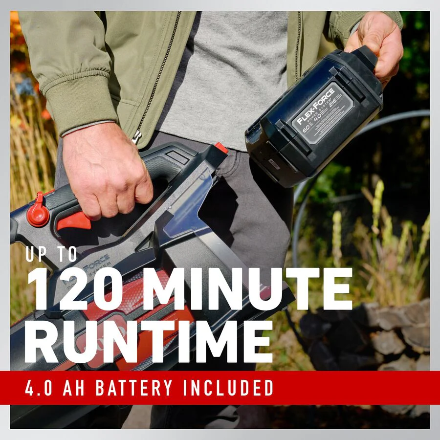 Toro 60V MAX* 900 CFM Brushless Leaf Blower with 4.0Ah Battery - Image 3
