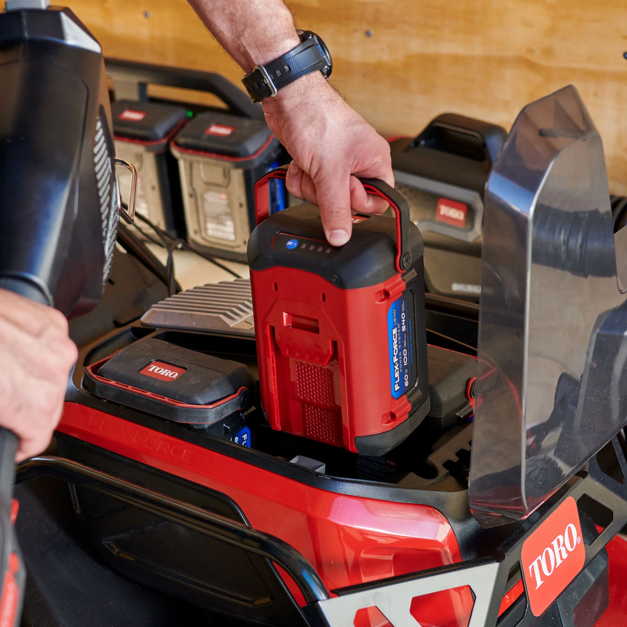 Toro® 30" 60V Max* TurfMaster Revolution Electric Mower with (3) 10.0Ah Batteries and Charger (22232) - Image 5
